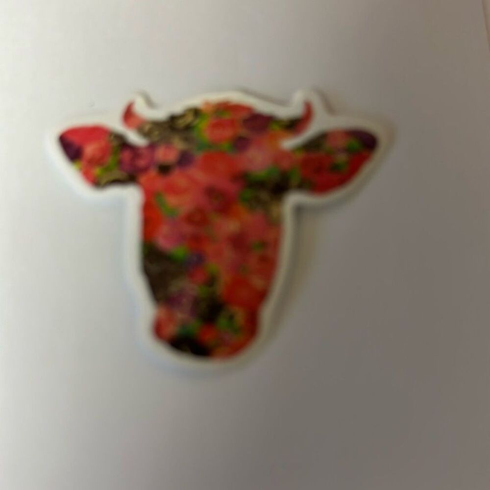 Cow sticker‎